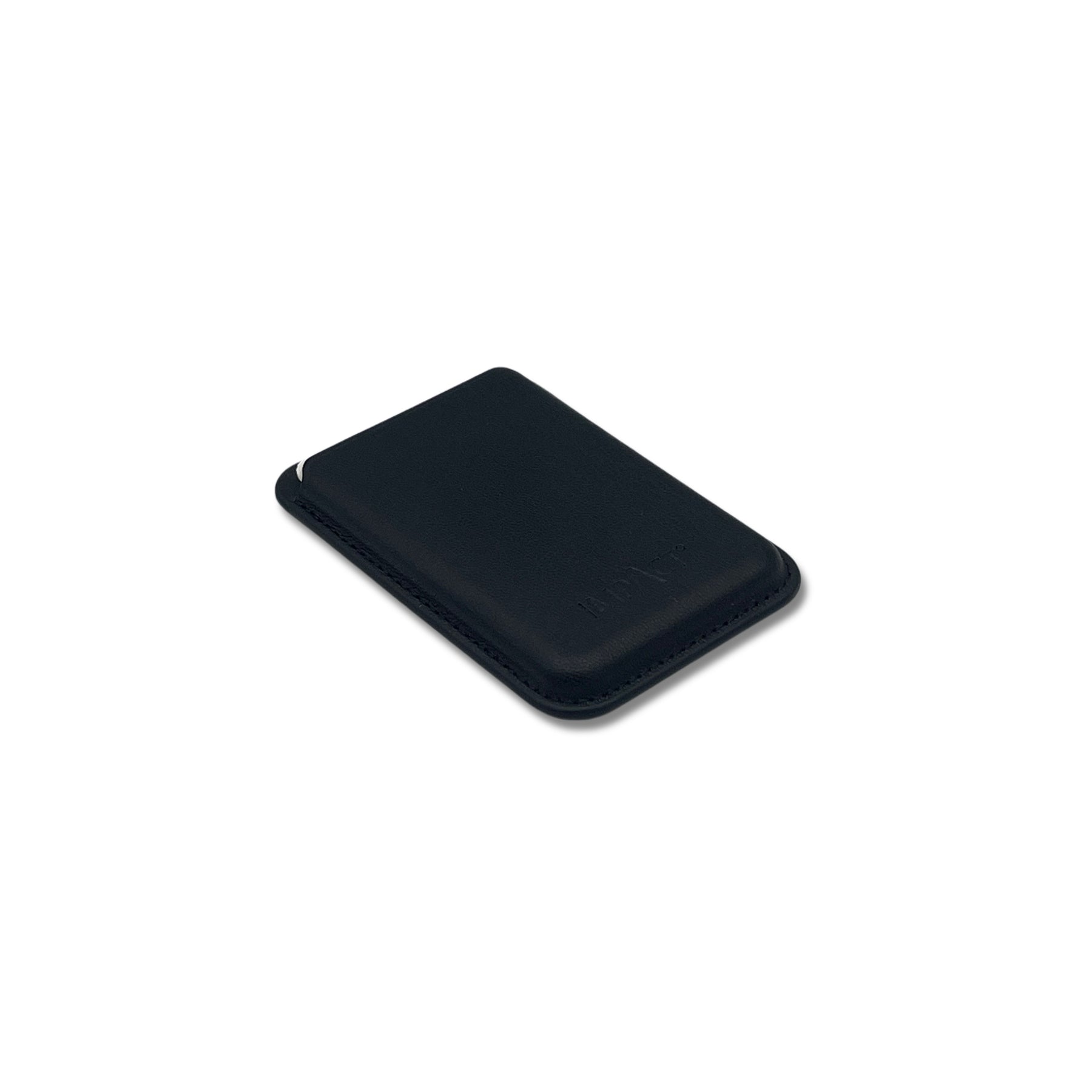 Veganes MagSafe Wallet aus pflanzlichem Maisleder Schwarz
