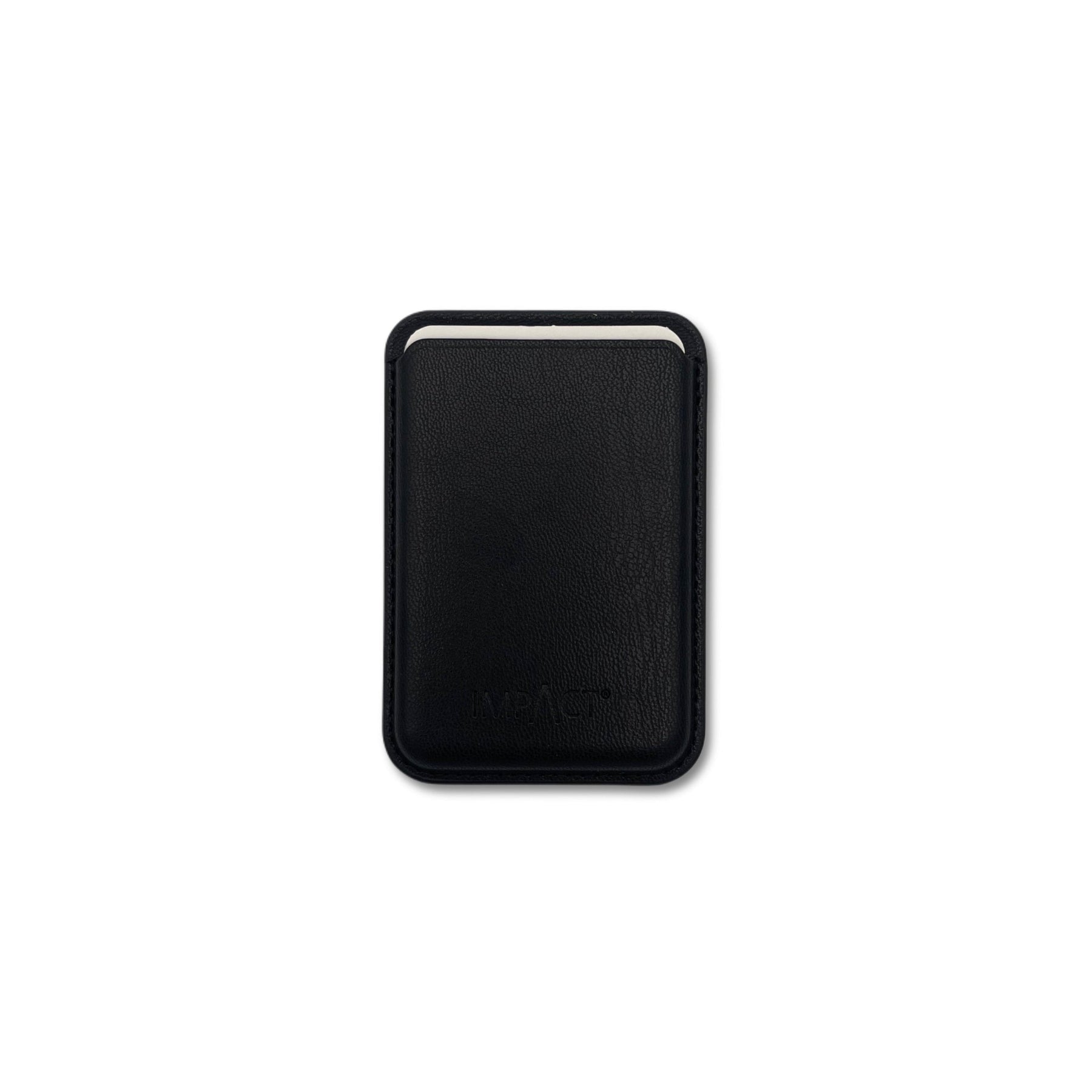 Veganes MagSafe Wallet aus pflanzlichem Maisleder Schwarz
