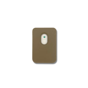 Veganes MagSafe Wallet aus pflanzlichem Maisleder Sand