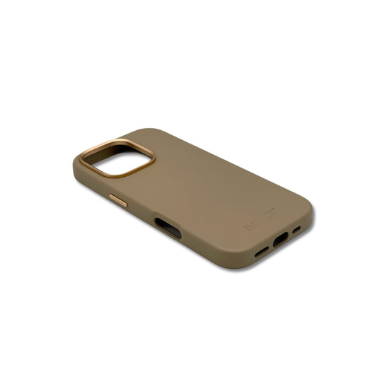 Vegane iPhone Hülle aus Maisleder Sand