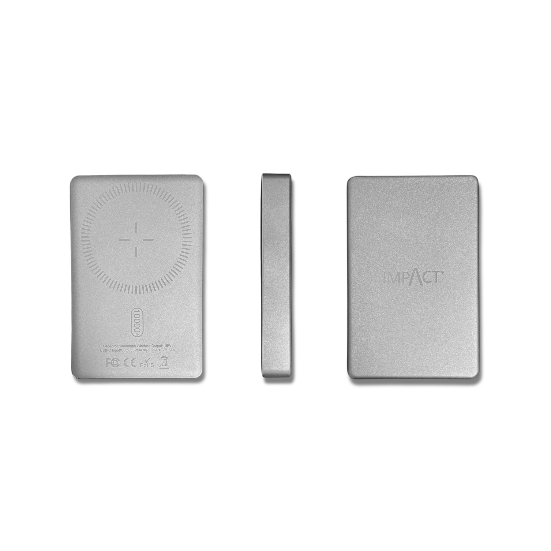 Nachhaltige Aluminium Powerbank mit MagSafe 10000mAh