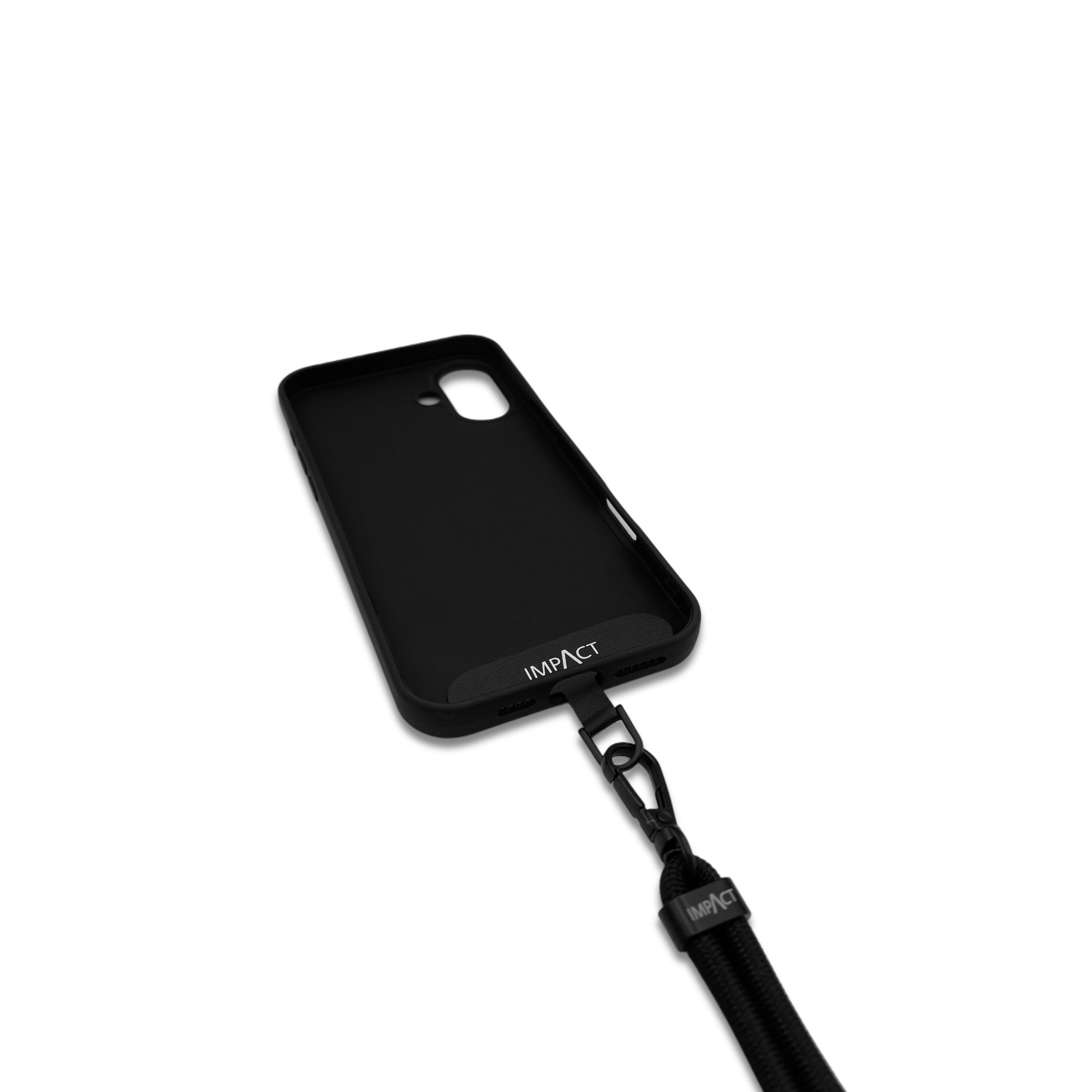 Recycelte Band für Handys schwarz höhenverstellbar 